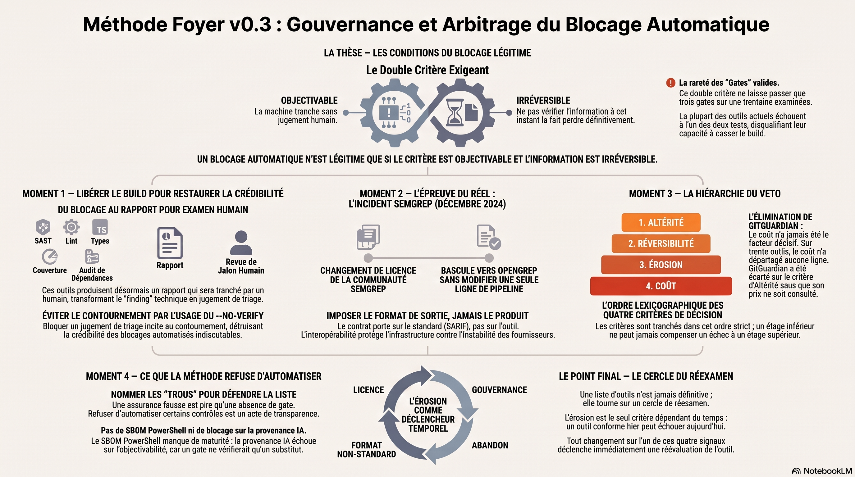 Méthode Foyer — blocage automatique