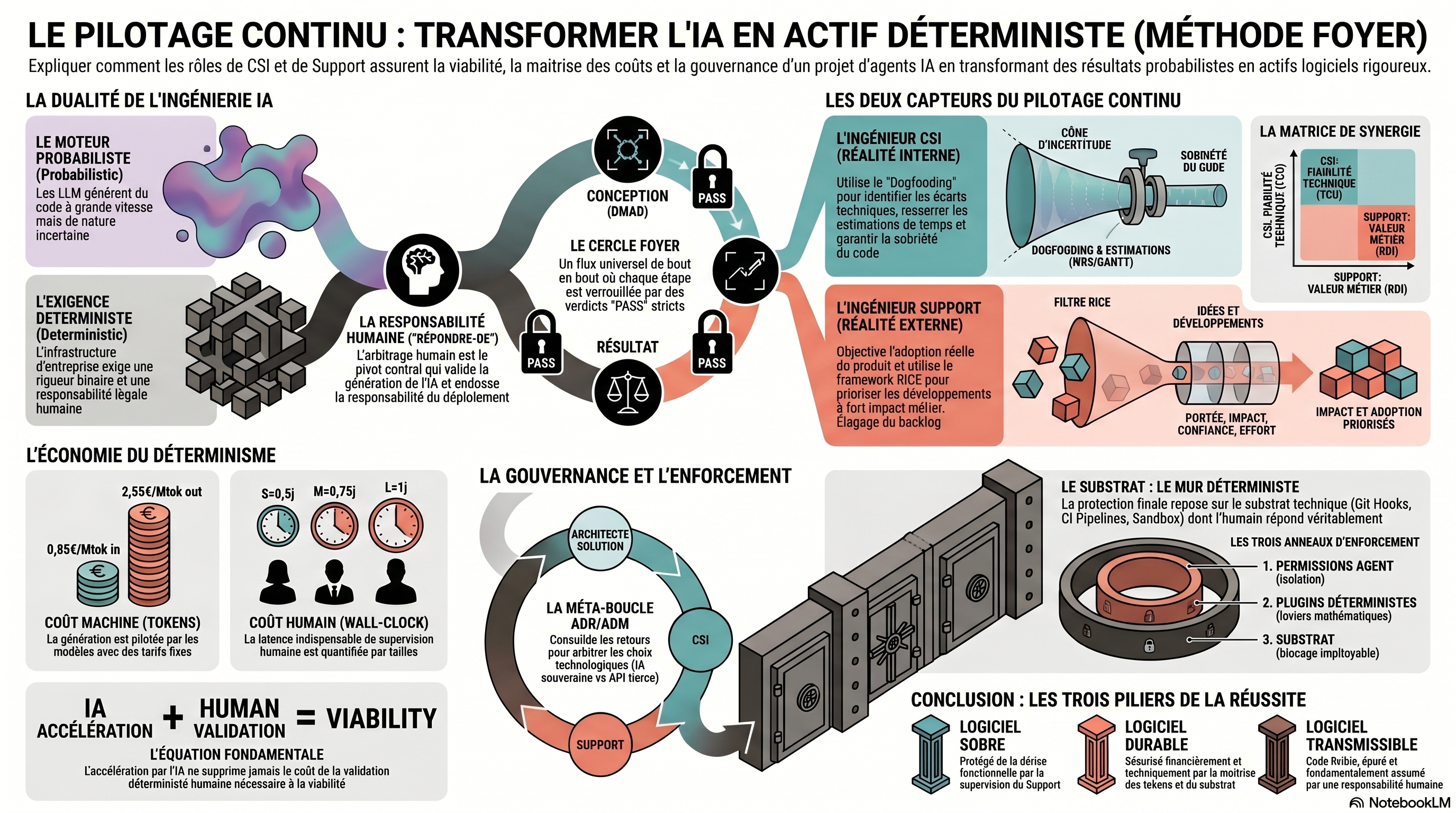 Pilotage continu de l IA déterministe