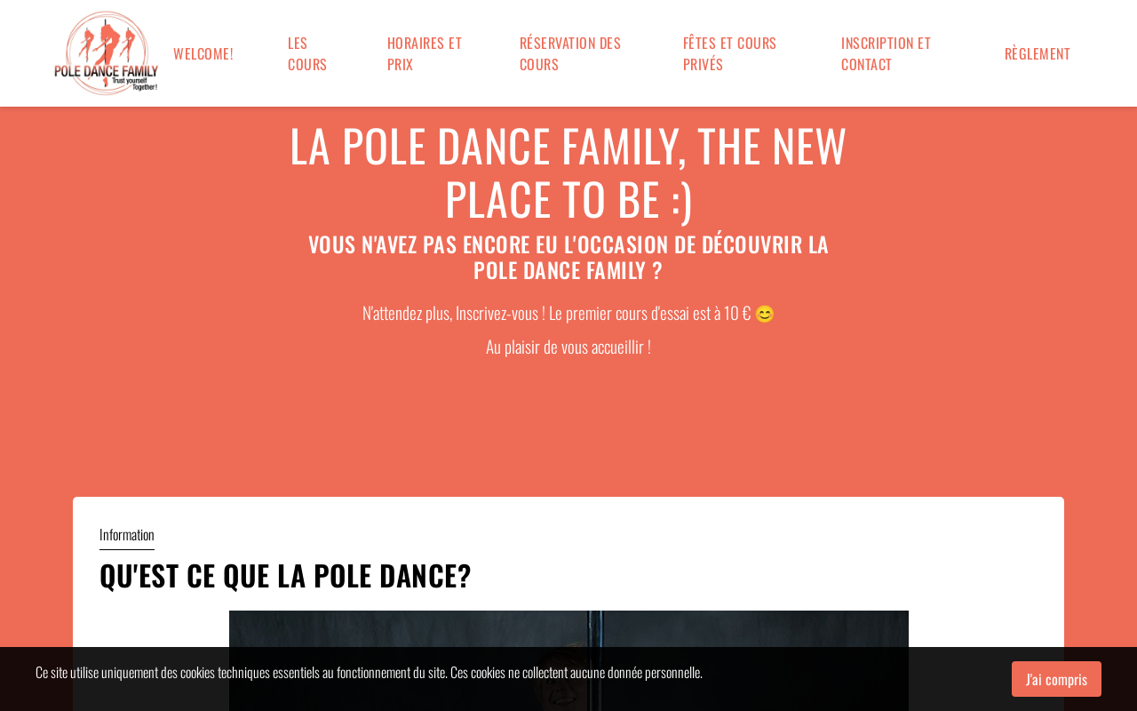 Le site publié, avant modification